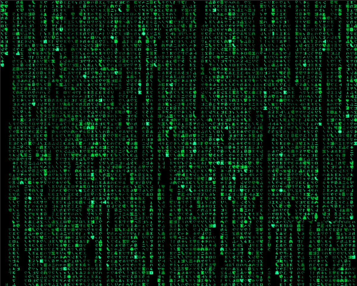 gallery/fondo matrix verde